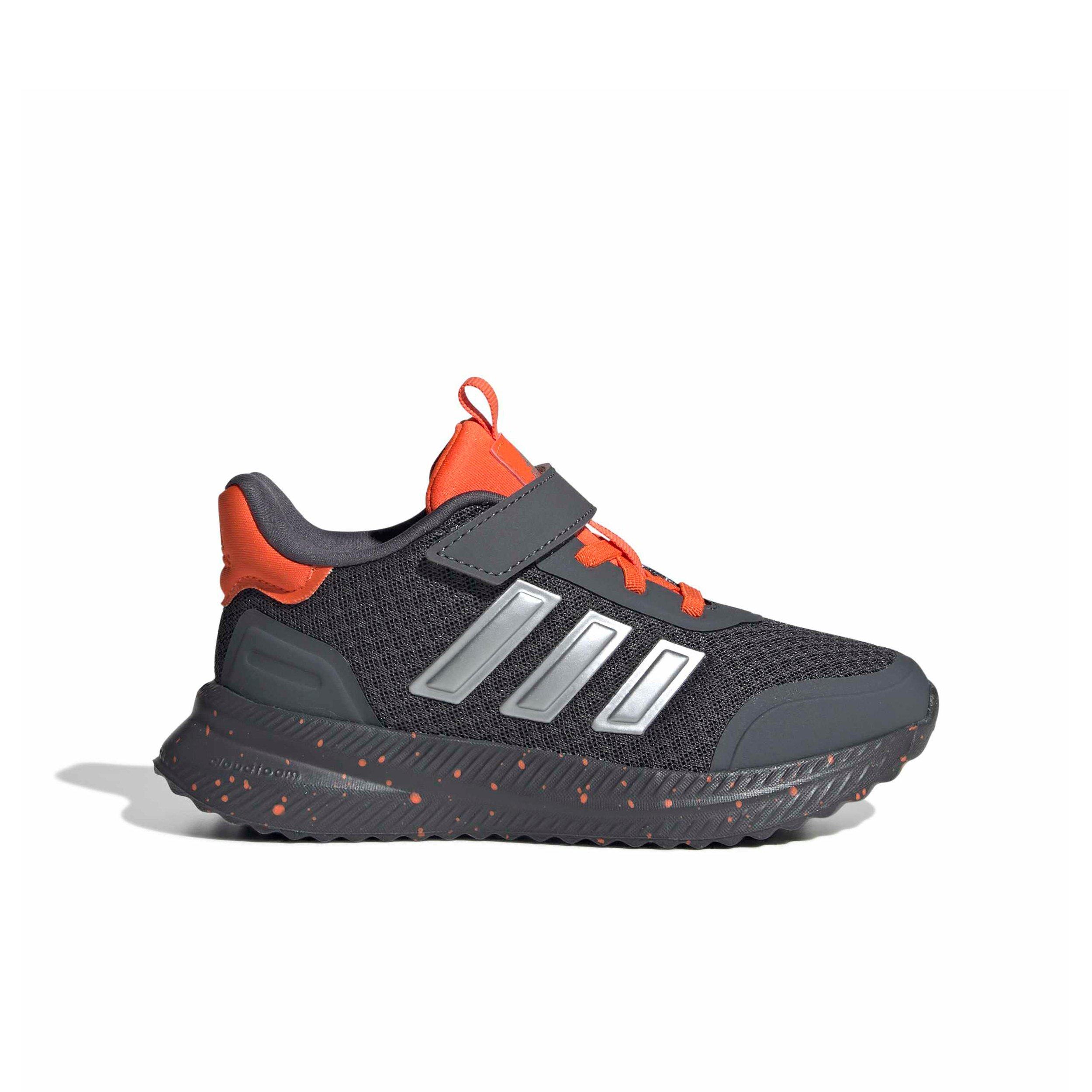 adidas X_PLRPATH "Grey Five/Impact Orange/Matte Silver" Preschool Boys' Shoe - GREY/ORANGE/SILVER